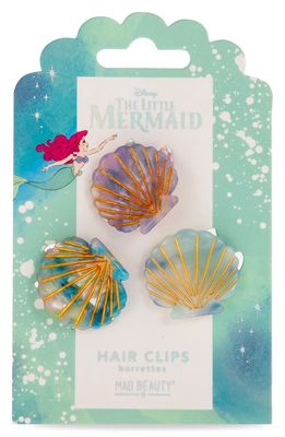 MAD BEAUTY Disney The Little Mermaid 3-Pack Hair Clips