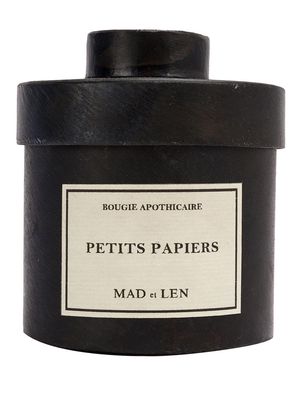 MAD et LEN 'Petit Papiers' scented candle - Black