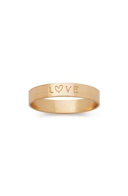 MADE BY MARY Amara Love Ring in Gold
