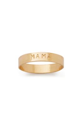 MADE BY MARY Amara Mama Ring in Gold