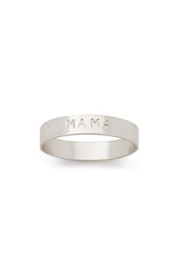 MADE BY MARY Amara Mama Ring in Silver
