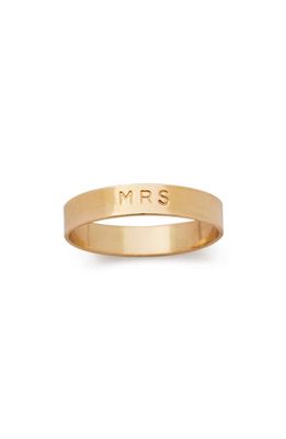 MADE BY MARY Amara Mrs Ring in Gold