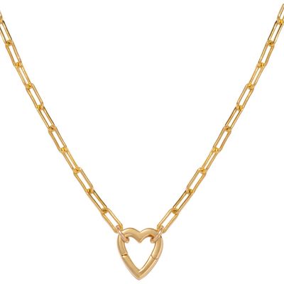 MADE BY MARY Jude Heart Pendant Necklace in Gold 