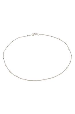 MADE BY MARY Satellite Chain Necklace in Silver