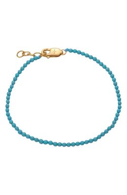 MADE BY MARY Turquoise Bracelet in Turquoise/Gold