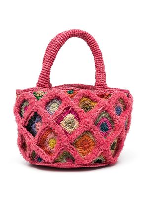 MADE FOR A WOMAN small Vakona Boriborym tote bag - Pink