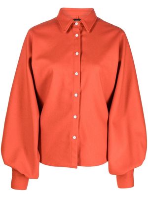 Made in Tomboy long puff-sleeved shirt - Orange