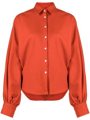 Made in Tomboy long-sleeve wool shirt - Orange