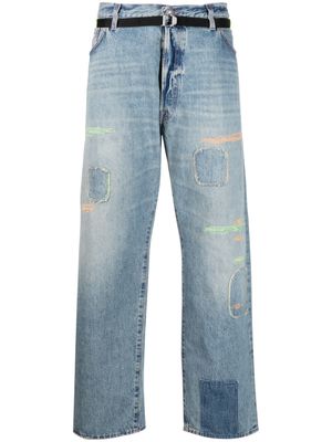 Made in Tomboy low-rise straight-leg jeans - Blue