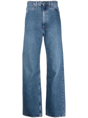 Made in Tomboy organic cotton wide-leg jeans - Blue