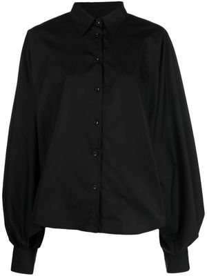 Made in Tomboy puff-sleeves button-up shirt - Black