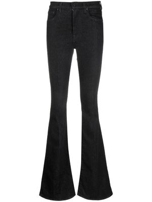 Made in Tomboy wide flared-leg trousers - Black