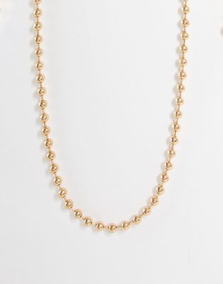 Madein gold beaded neck chain
