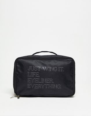 Madein. Just Wing It cosmetic bag in black