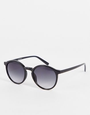 Madein rounded classic sunglasses in black