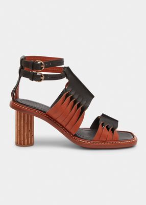 Madeira Twisted Leather Sandals