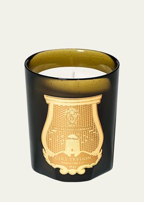 Madeleine Classic Candle, Floral Leather