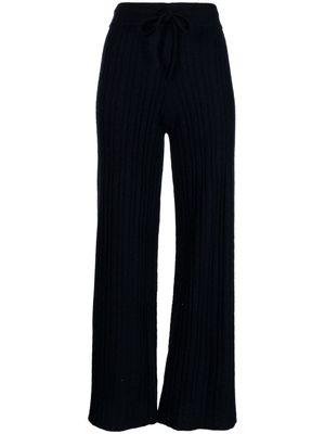 Madeleine Thompson Clementine kniited flared trousers - Blue