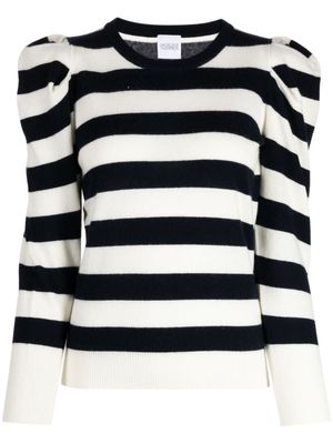 Madeleine Thompson Fleming striped wool-cashmere top - White