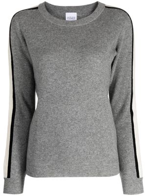 Madeleine Thompson Hewitt mélange-effect wool-cashmere top - Grey