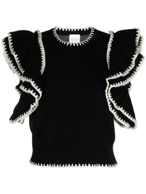Madeleine Thompson Waugh knitted top - Black