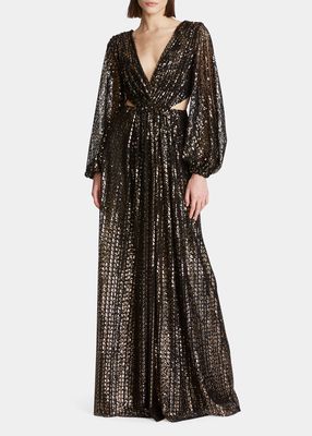 Madelyn Sequin Evening Gown
