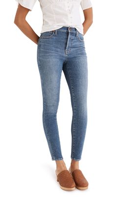 Madewell 10" High-Rise Skinny Jeans in Bradfield