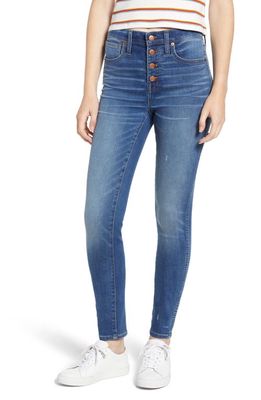 Madewell 10-Inch High Waist Skinny Jeans in Rizzo
