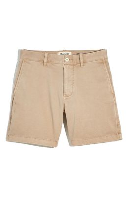 Madewell 5-Inch Chino Shorts in Burnished Stone