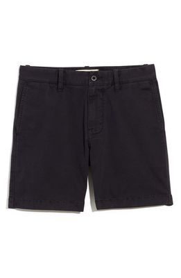 Madewell 7-Inch CoolMax Chino Shorts in Black Coal