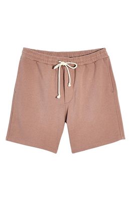 Madewell 7-Inch Cotton & Hemp Terry Sweat Shorts in Vintage Petal