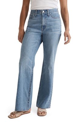 Madewell Baggy Flare Jeans in Tyner Wash