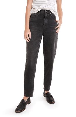 Madewell Baggy High Waist Tapered Jeans in Mackinnon Wash