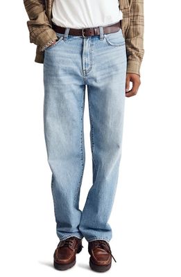 Madewell Baggy Straight Leg Jeans in Crayton Wash
