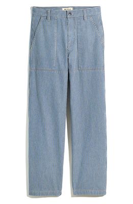 Madewell Baggy Surplus Pants in Haverford Stripe