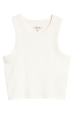 Madewell Brightside Crop Tank in Lighthouse