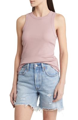 Madewell Brightside Tank Top in Warm Thistle