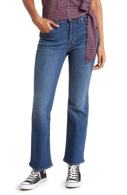 Madewell Cali Demi Boot Cut Jeans in Tilney Wash