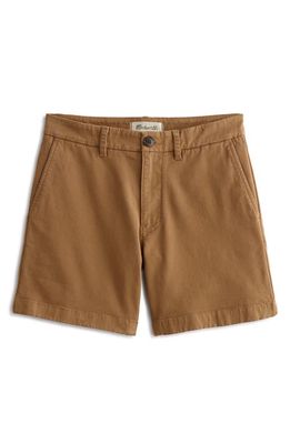 Madewell Chino Shorts in Faded Birch 