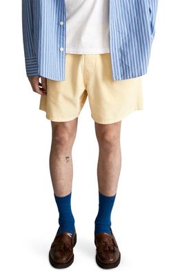 Madewell Corduroy Everywear Shorts in Pale Daffodil