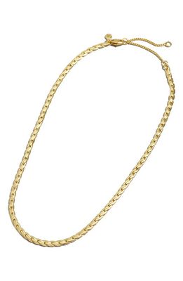 Madewell Curb Chain Necklace in Vintage Gold