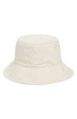 Madewell Embroidered Bucket Hat in Chamomile