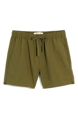 Madewell Everywear Shorts in Desert Olive