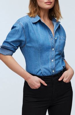 Madewell Fitted Denim Button-Up Shirt in Winnset Wash