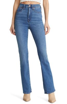 Madewell High Waist Skinny Flare Jeans in Elevere Wash
