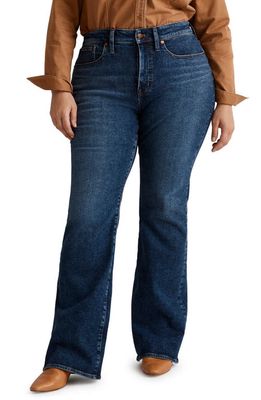 Madewell Instacozy Curvy Skinny Flare Jeans in Alvord Wash