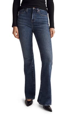 Madewell Instacozy Skinny Flare Jeans in Alvord Wash