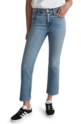 Madewell Kick Out Crop Jeans in Milverton Wash