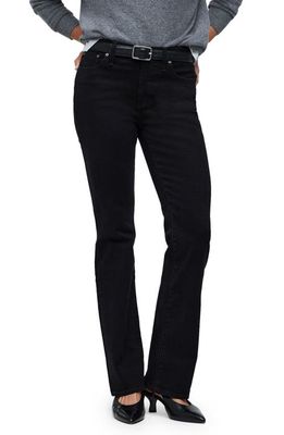 Madewell Kick Out Full-Length Jeans in Black Frost