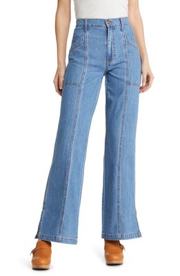 Madewell Loose Flare Jeans in Thorndale Wash